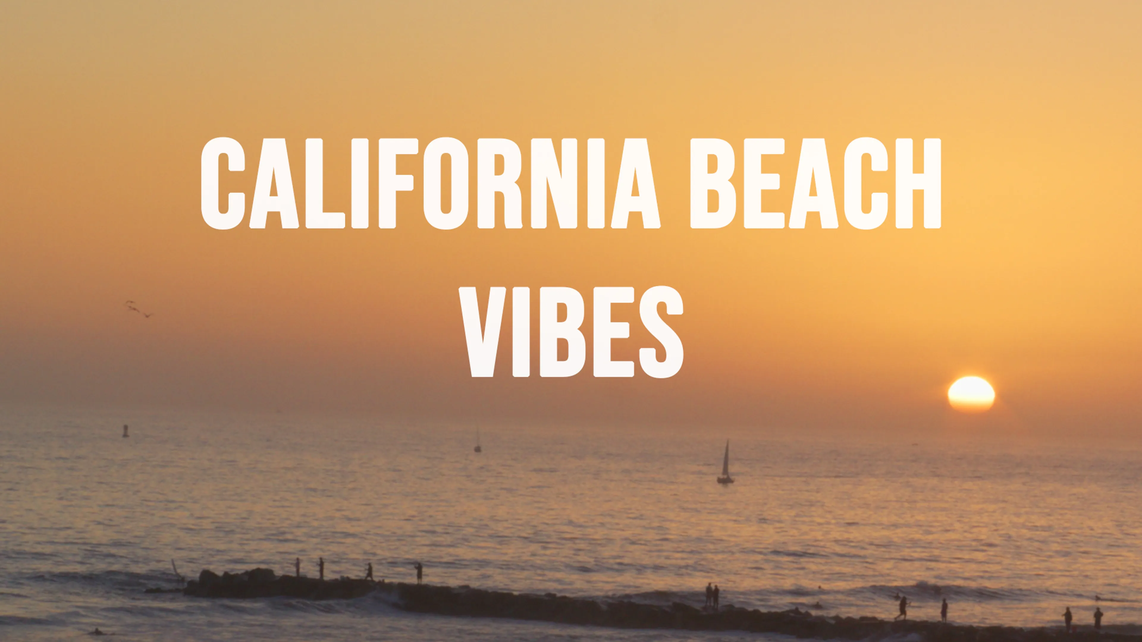 California Beach Vibes poster
